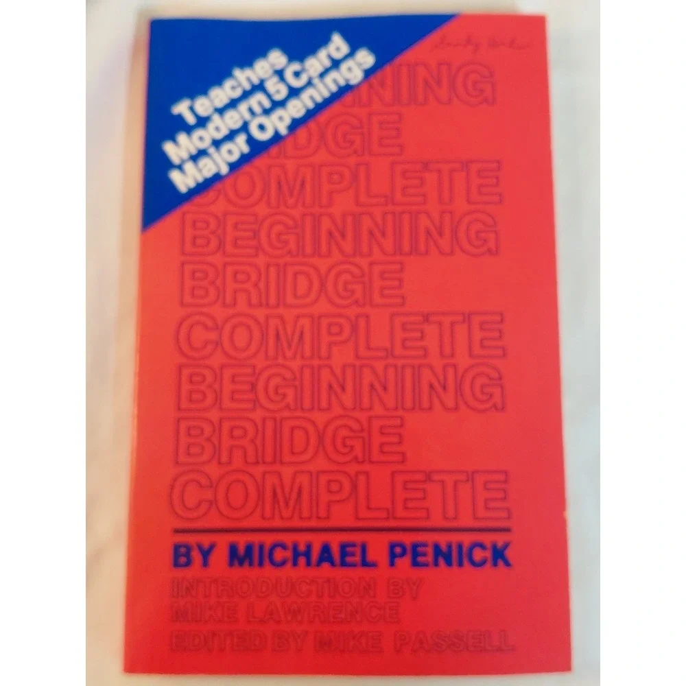 Beginning Bridge Complete Michael Penick Paperback Contract Bridge Instructions